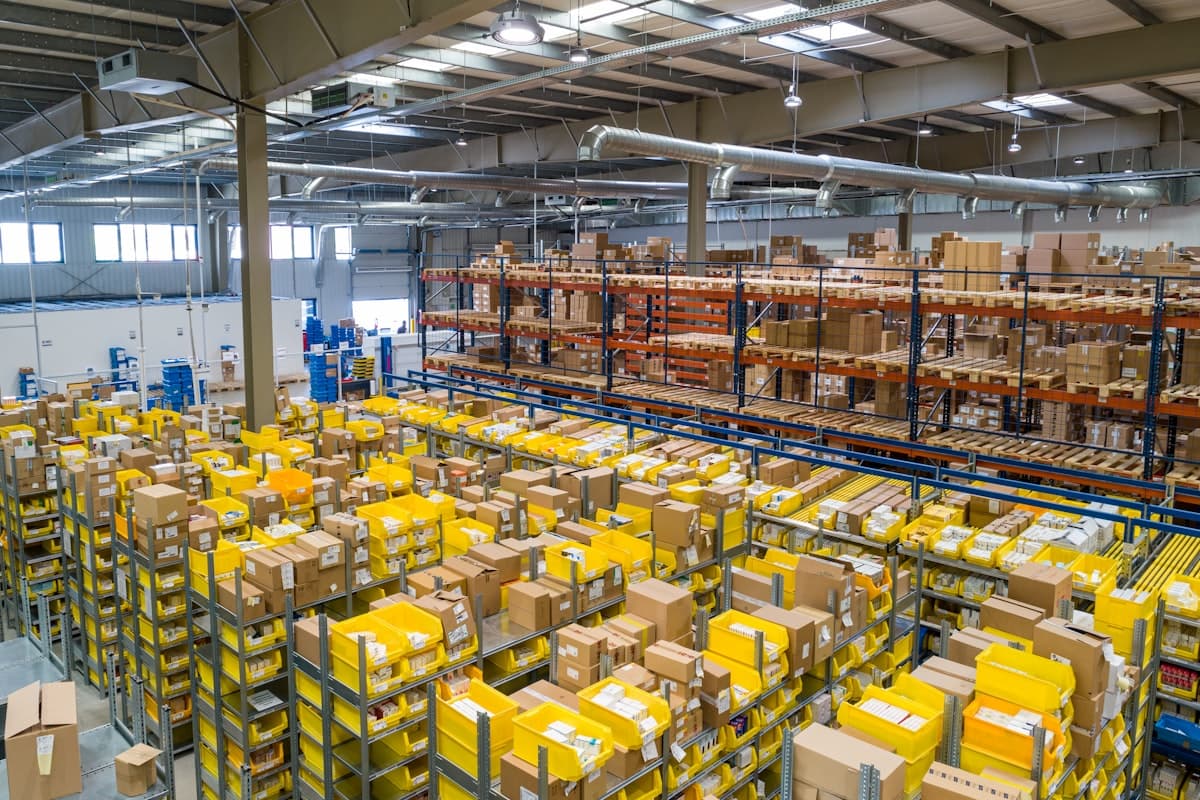 Shree Ram Hydraulic warehouse of hydraulic and earthmoving spare parts in Rajkot, India